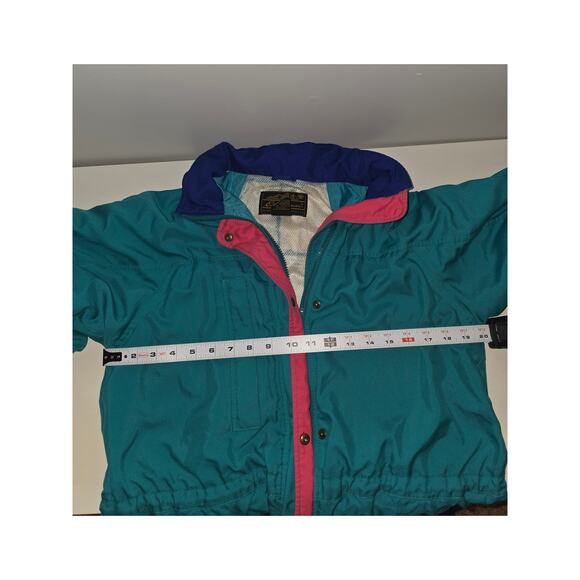 VTG 1990s Women's Small Eddie Bauer GoreTex Parka Windbreaker Jacket Blue Mesh - Picture 6 of 7
